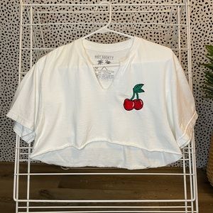 Cherry 🍒 Underboob Crop Top
